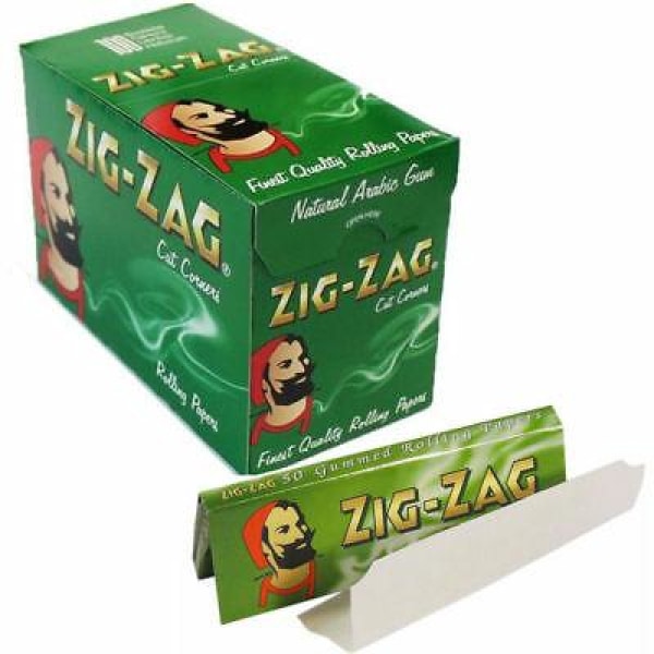 JWNZigZagGreenRegularRollingPaper